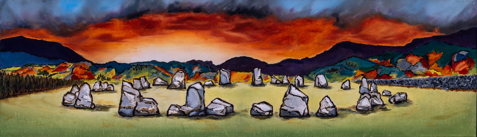 Max Letts' art 'Castlerigg Stone Circle'